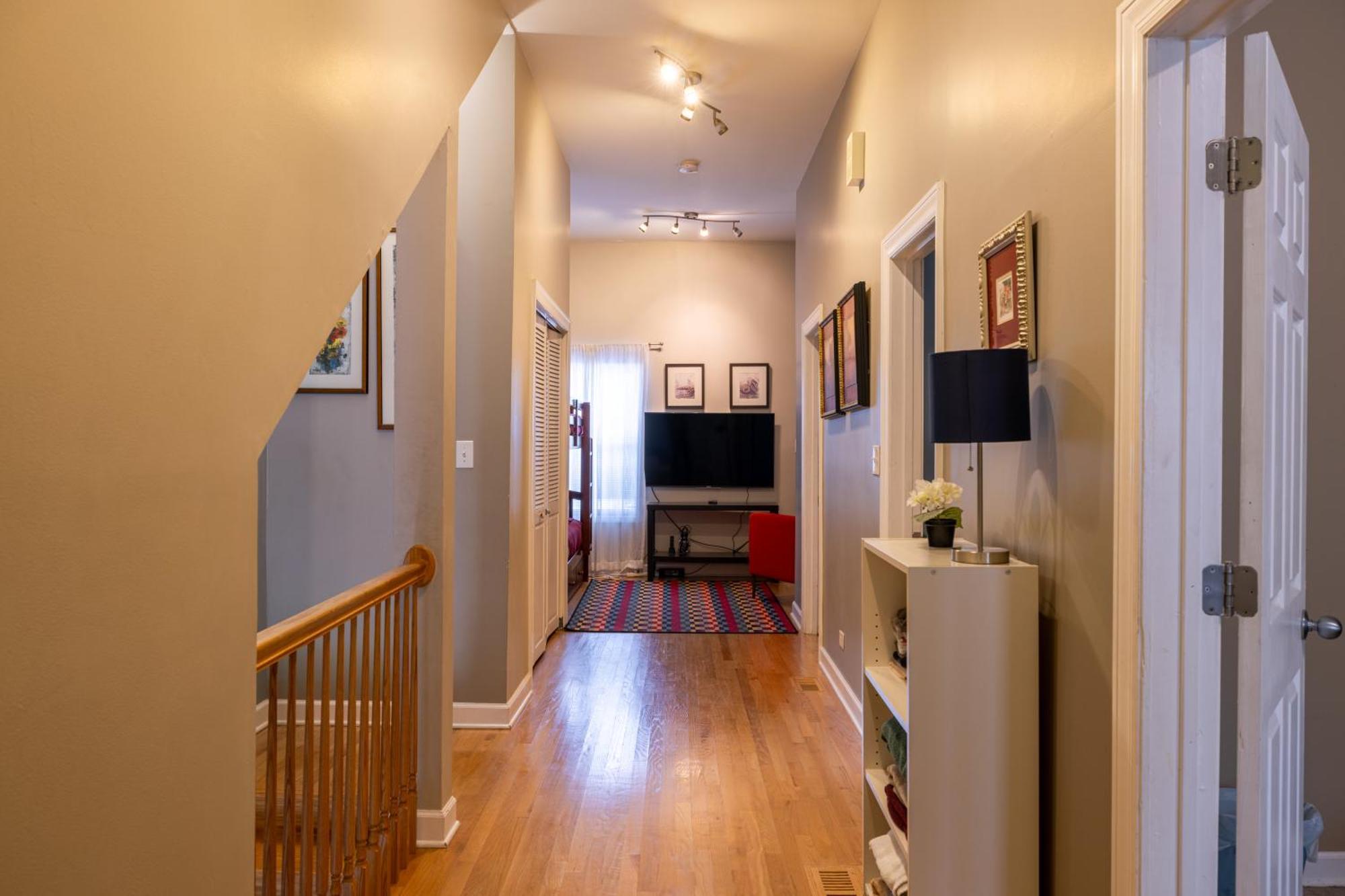 Spacious Row Home Next Transit Near Downtown W Parking Chicago Luaran gambar